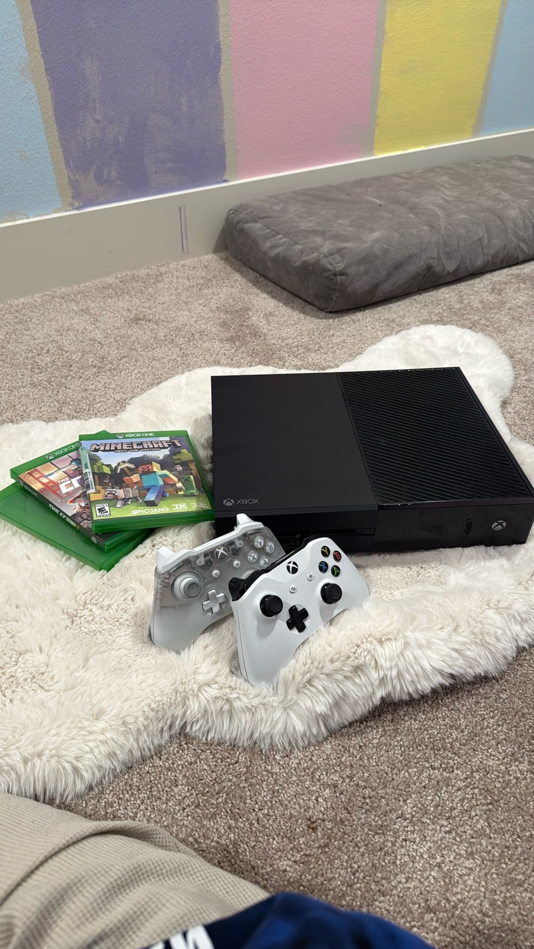 Xbox One With Games And Power Cord