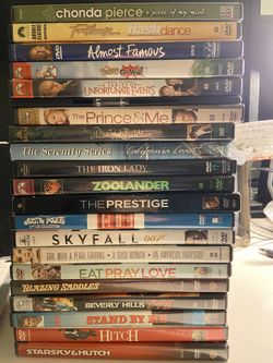 DVDS $10 for 5