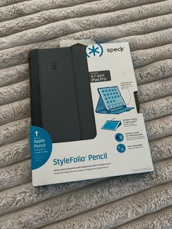 iPad case with pencil holder
