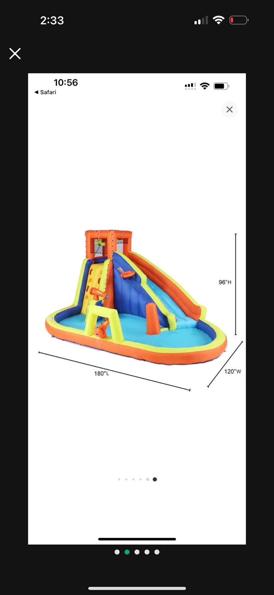 Brand New Water Slide