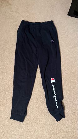 Champion Black Jogger Sweatpants Size L