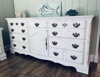Chalk painted dresser