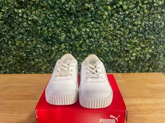 Puma Carina L AC Inf 6C All White — Used, With Box