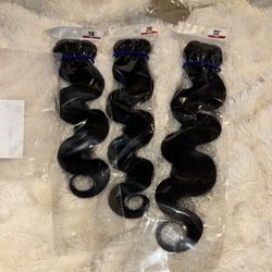 Human Hair Bundles 18 20 22 Inch 12A Body Wave Bundles Human