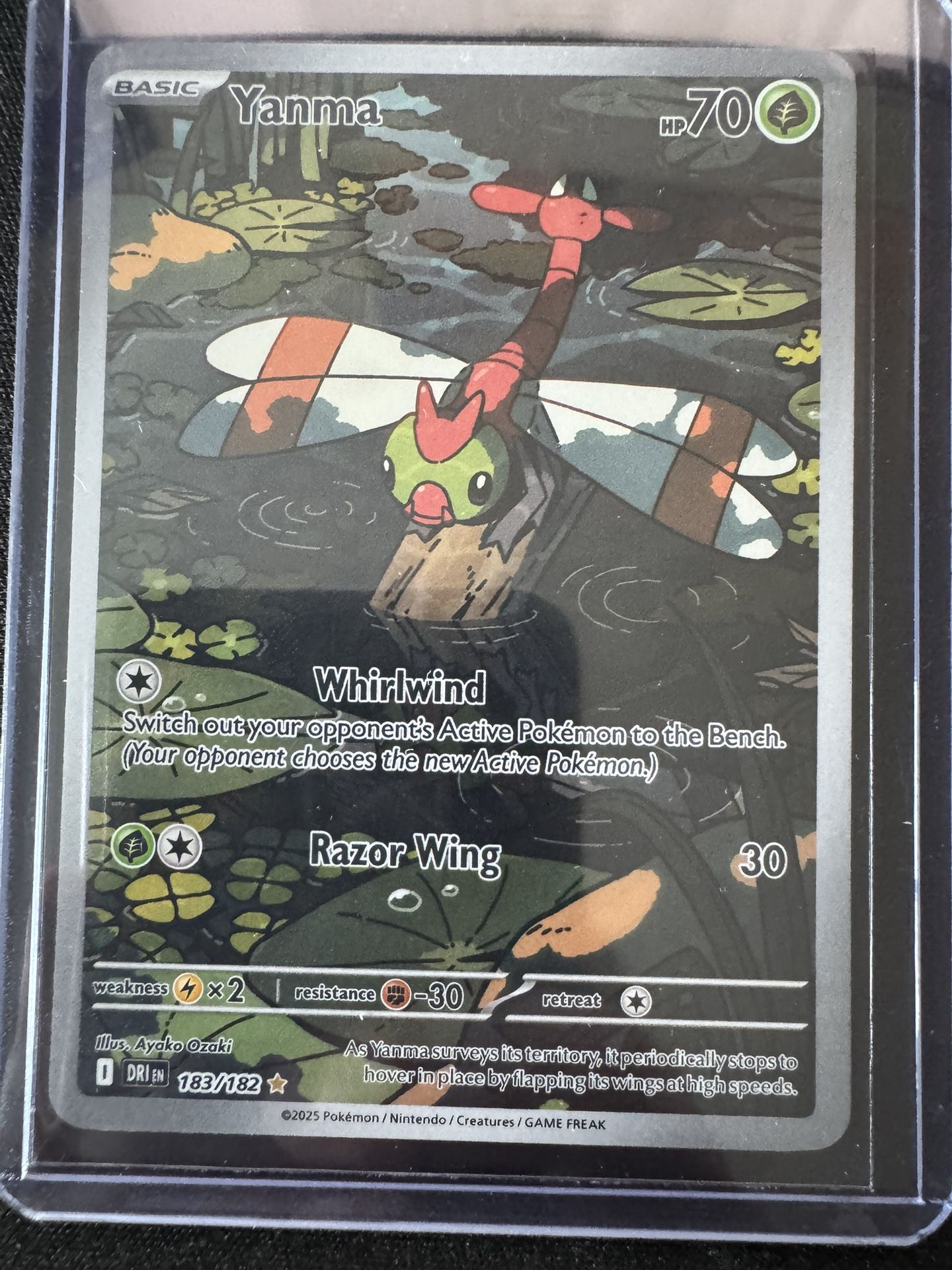 Yanma Pokemon Card - DRI 183/182