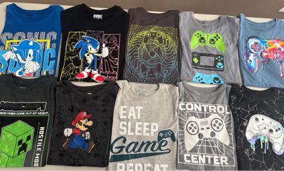 Boys T - shirts size 10/12