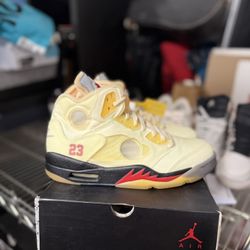 Air Jordan 5 Retro Off White Sail