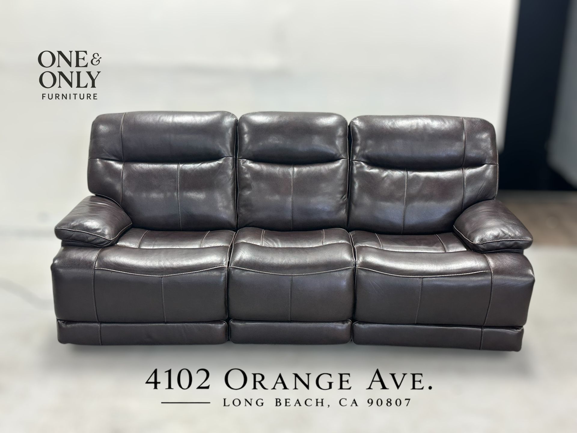 Ridgewin Leather Power Reclining Sofa ποΈ