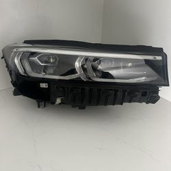 BMW 7 SERIES G11/G12 LCI CHROME TRIM ORIGINAL RIGHT PASSENGER LED HEADLIGHT HOUSING 2020/2021/2022