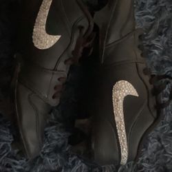 Jordan 1 Black Cleats