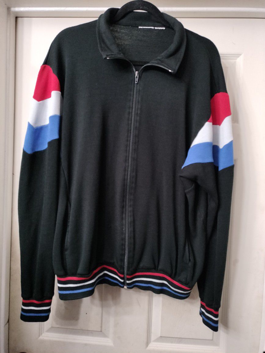 Vintage 90s Zip Up Sweatshirt Size XL