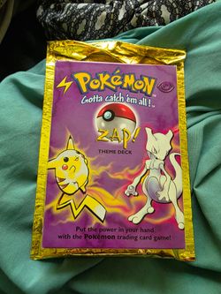 Pokemon Theme Deck (Zap) vintage 1999