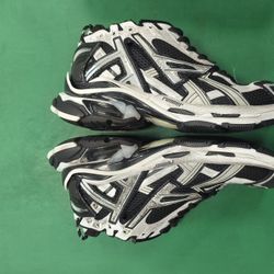 Balenciaga Runner Sneakers – Black & White