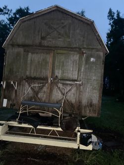 Mobile Shed / Tiny Home Shell on Dual-Axle Trailer (No Title)