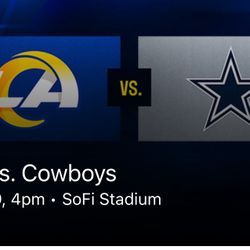 Cowboys vs. Rams