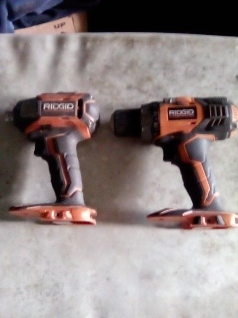 2-18 Volt RIGID DRILLS -IMPACT AND NORMAL DRILL