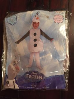 Disney Frozen OLAF Halloween kids costume Ages 4-6