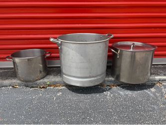 3 Large Pots