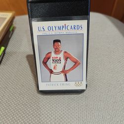 Patrick Ewing USA Olympic Card (Rare)