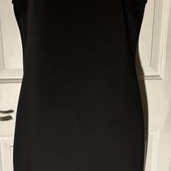 Thalia Sodi Women’s Small Black Sheath Dress Sleeveless Body con Laser Cut Outs new without tags