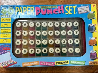 Vintage Cutting Edge Designs 40-Piece Paper Punch