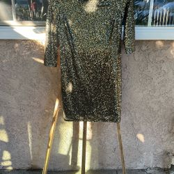 Women’s Gold Dress 