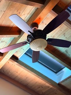Ornate beautiful large Ceiling Fan with Light Fixture