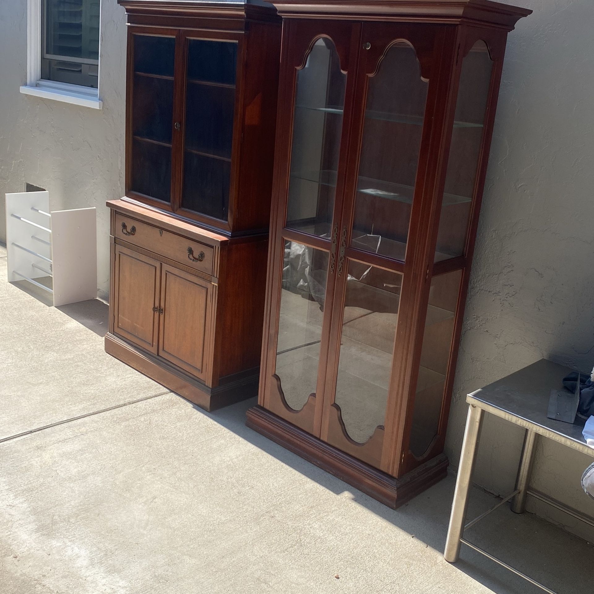 Antiques cabinets