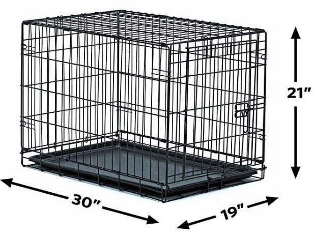 Collapsible dog crate