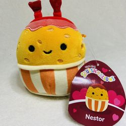 4.5 Squishmallows Valentine Nestor Chicken Nugget Plush