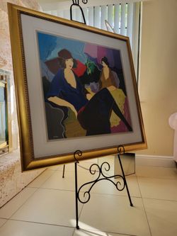 Itzchak Tarkay Serigraph Signed Numbered Wall Art