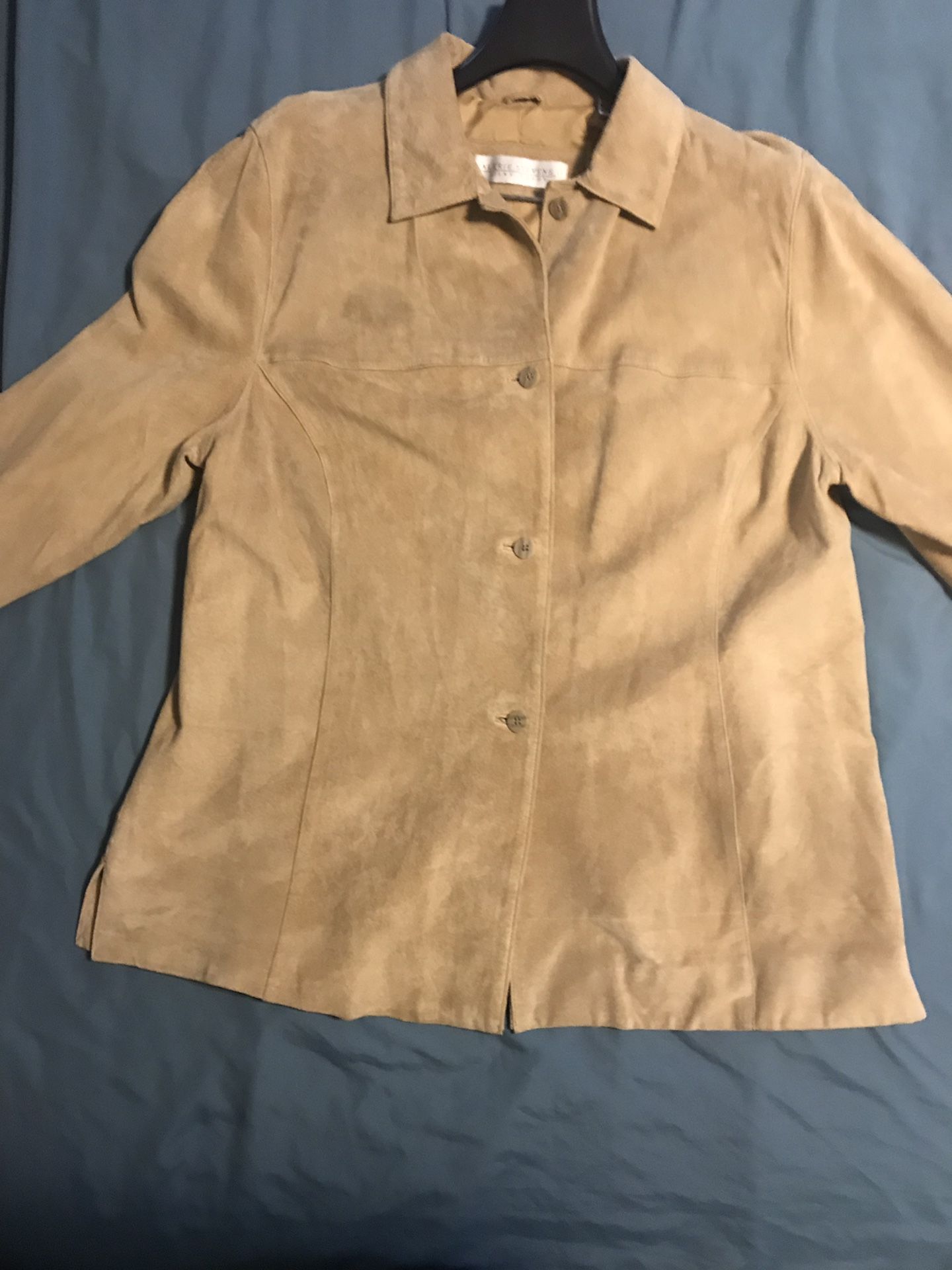 Suede Shirt Jacket Brand New Tags Still On