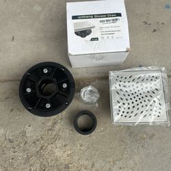 6x6 Shower Drain Silver 