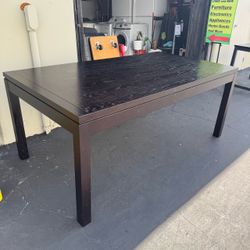 Wooden Mahogany 72” Large Dining Table Very Good Condition