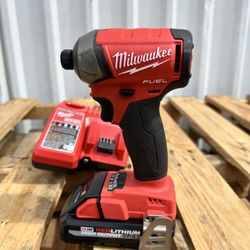 Milwaukee M18 FUEL SURGE 18V  Brushless Cordless 1/4 in. Hex Impact Driver 3.0 battery+charger $185