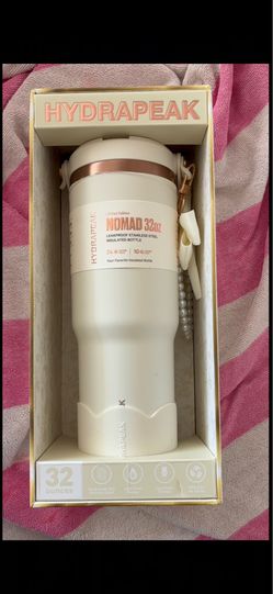 NEW Hydrapeak Nomad 32oz Insulated Tumbler – White/Cream