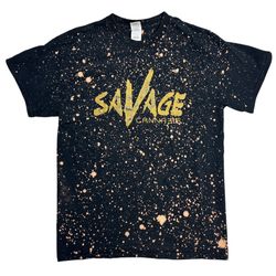 Savage Cannabis Bleached T Shirt
