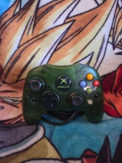 Original Xbox Clear Green Controller