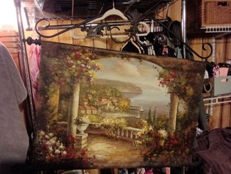 MWW Market canvas painting