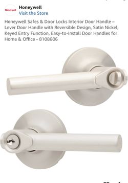 Honeywell Safes & Door Locks Interior Door Handle Satin Nickel New And Sealed…..