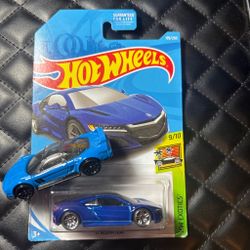 Hot Wheels blue '90 and '17 Acura NSX #lifestyle #racing 2 cars