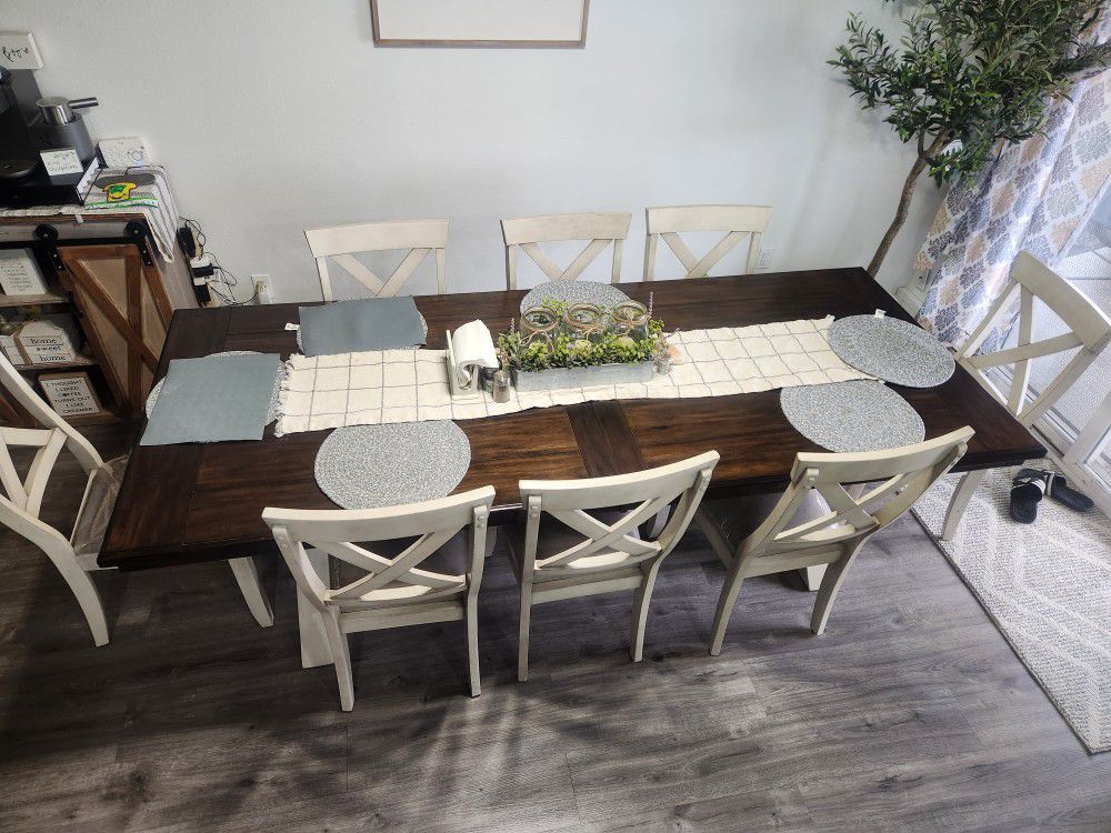 10 Piece Dining Table