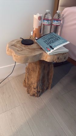 Two wooden night stands