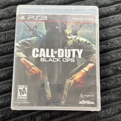 Ps3 Call Of Duty Black Ops