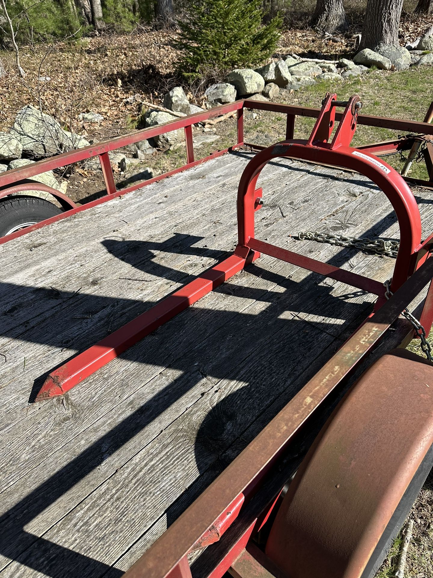 Tractor 3-point forks