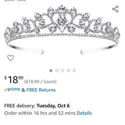 Tiara crown bridal hair accessories