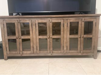 Modern Farmhouse TV Stand / Entertainment Console – $250 OBO