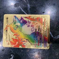 Golden Rainbow Charizard Vmax 