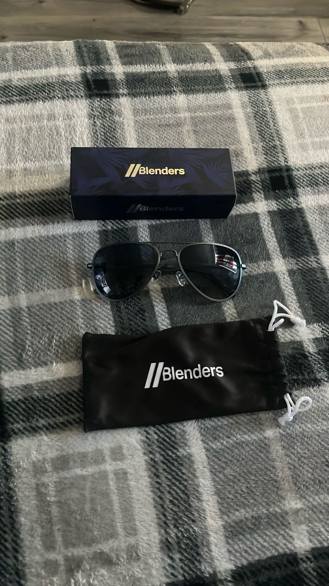 Crystal Sky A Series—a lightweight matte blue wire frame made to elevate your everyday. With polarized blue gradient lenses and a medium-large fi