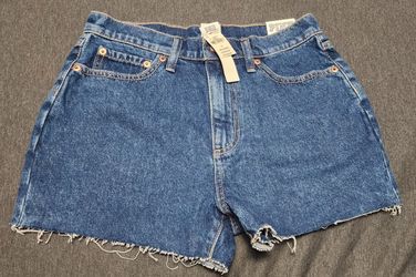 Victoria's Secret PINK High Waisted Shorts Dark Blue Size 27